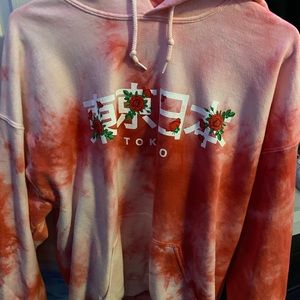 Barely worn pink/red hoodie